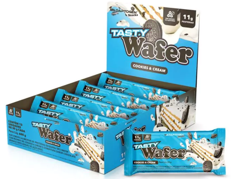 TASTY WAFER 12UN 50G - ADAPTOGEN