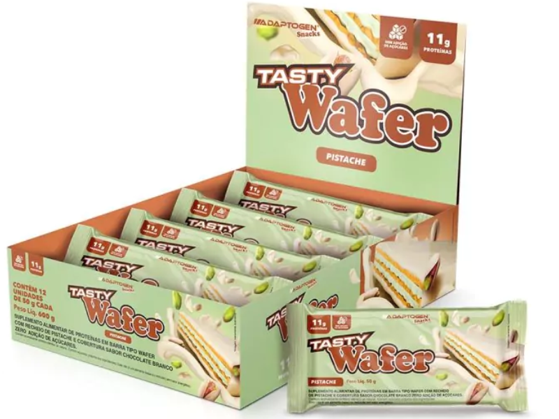 TASTY WAFER 12UN 50G - ADAPTOGEN