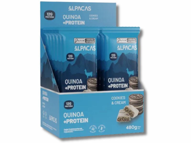 BARRA QUINOA + PROTEIN 12UN 40G - ALPACAS