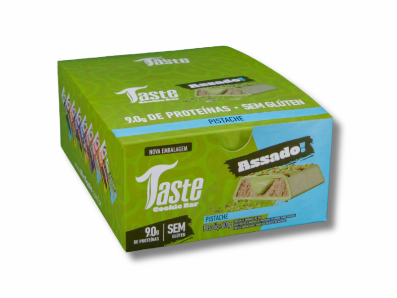 TASTE COOKIES BAR 12UN 50G (ASSADA) - MRS TASTE