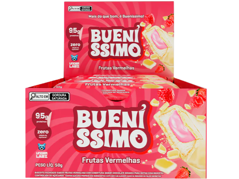 BARRA BUENISSIMO CAIXA C/ 12UN 50G - UNDER LABZ
