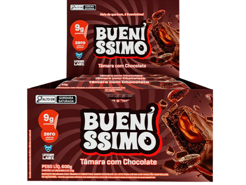 BARRA BUENISSIMO CAIXA C/ 12UN 50G - UNDER LABZ