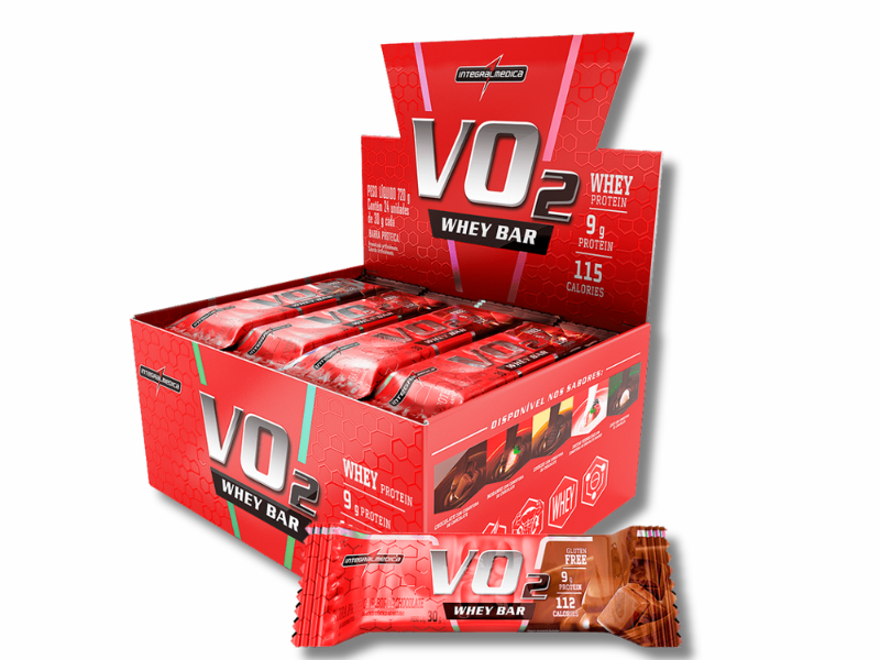 VO2 PROTEIN BAR 12UN - INTEGRALMEDICA