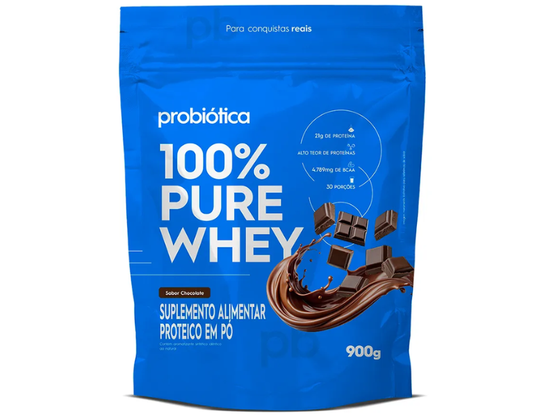 WHEY 100% 900G REFIL - PROBIÓTICA