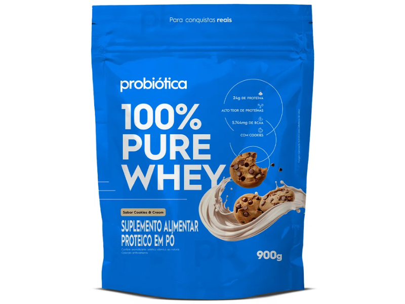 WHEY 100% 900G REFIL - PROBIÓTICA