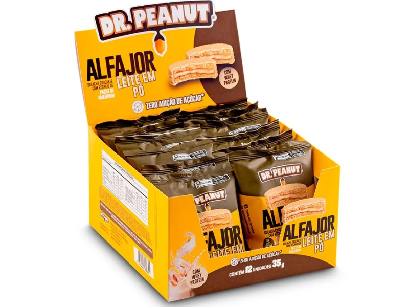 ALFAJOR 12UN 35G - DR. PEANUT