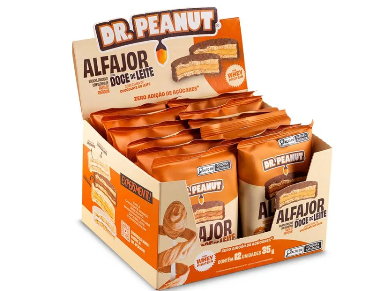 ALFAJOR 12UN 35G - DR. PEANUT