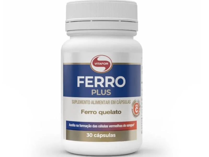 FERRO PLUS 30CAPS 500MG - VITAFOR