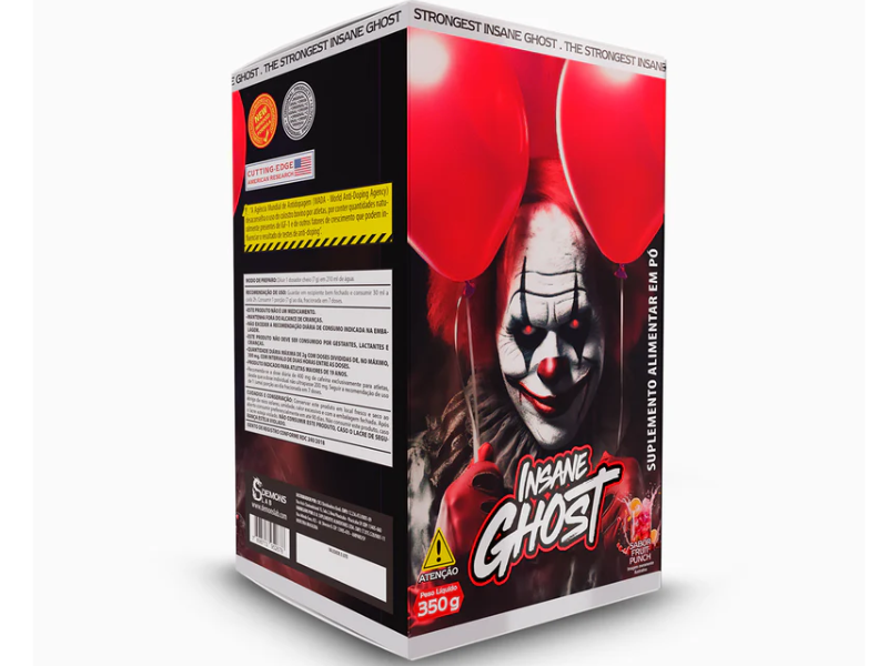 PRE TREINO INSANE GHOST FRUIT PUNCH 350G - DEMONS LAB