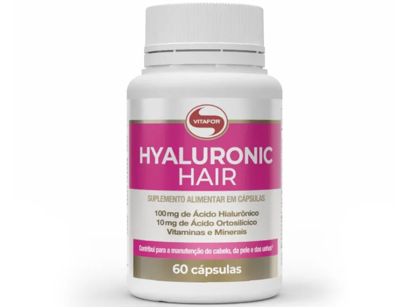 HYALURONIC HAIR 60CAPS 500MG - VITAFOR