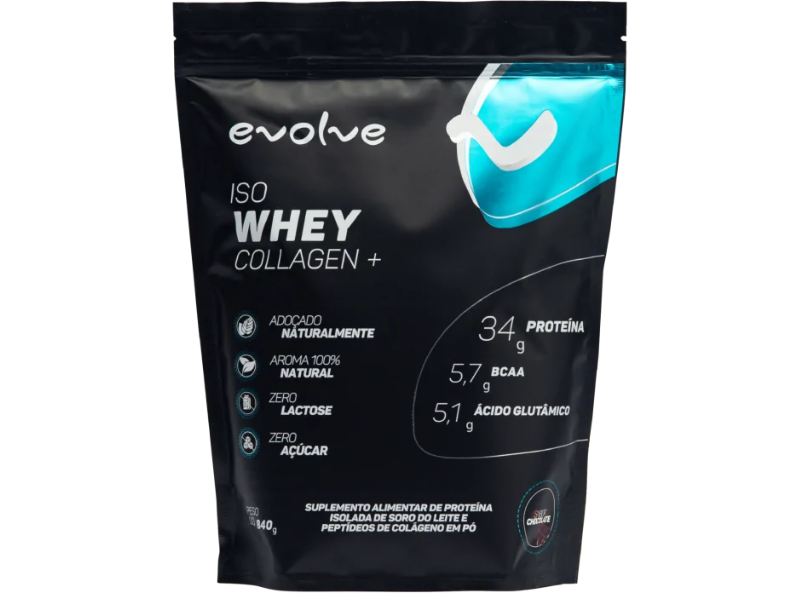 ISO WHEY + PEPTÍDEOS COLLAGEN 840G REFIL - EVOLVE