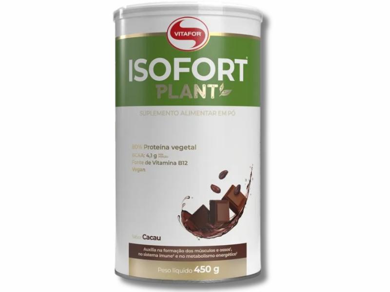 PROTEINA VEGANA ISOFORT PLANT 450G - VITAFOR