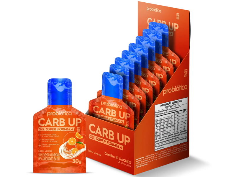 CARB UP GEL CX C/ 10 SACHÊS 30G - PROBIÓTICA