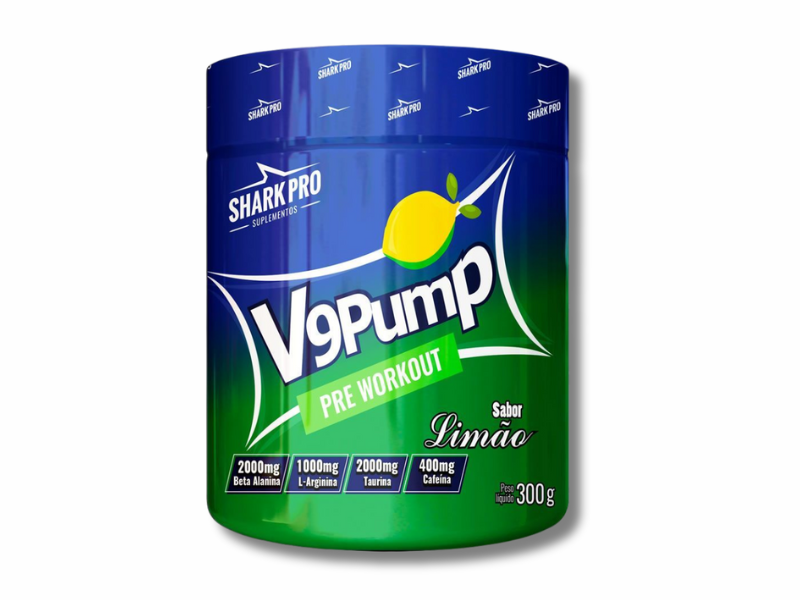 PRE TREINO V9 PUMP 300G - SHARK PRO