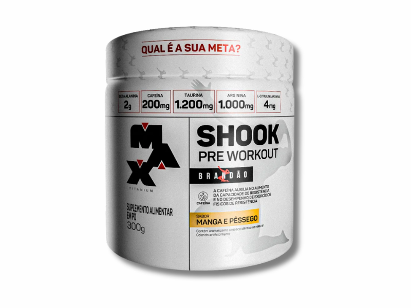 PRE TREINO SHOOK RAFAEL BRANDÃO 300G - MAX TITANIUM