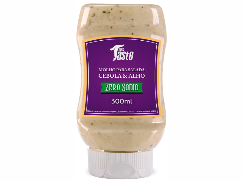 MOLHO CEBOLA E ALHO PARA SALADA 300ML - MRS TASTE
