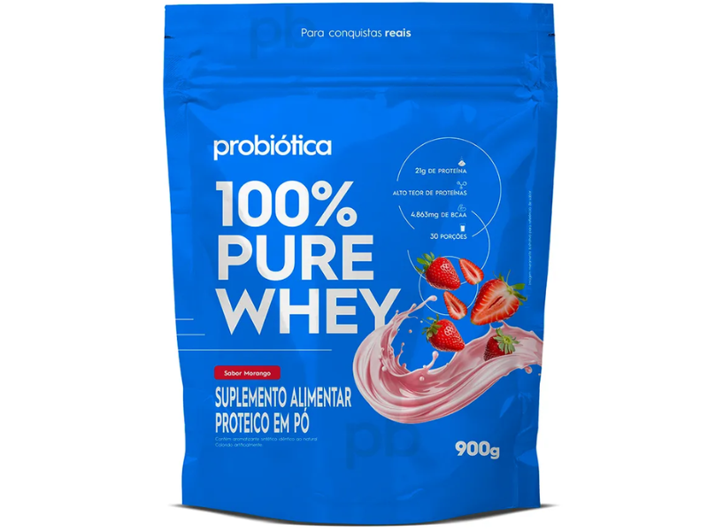 WHEY 100% 900G REFIL - PROBIÓTICA