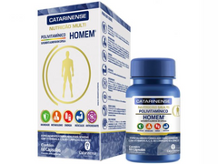 MULTI POLIVITAMINICO HOMEM 60CAPS - CATARINENSE NUTRICAO