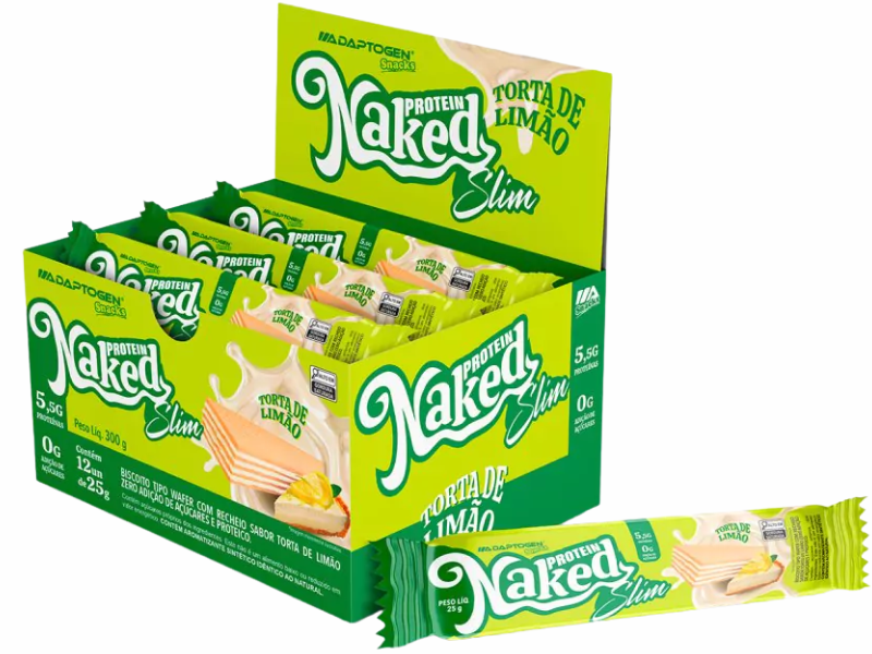 NAKED PROTEIN SLIM CAIXA C/ 12UN 25G - ADAPTOGEN