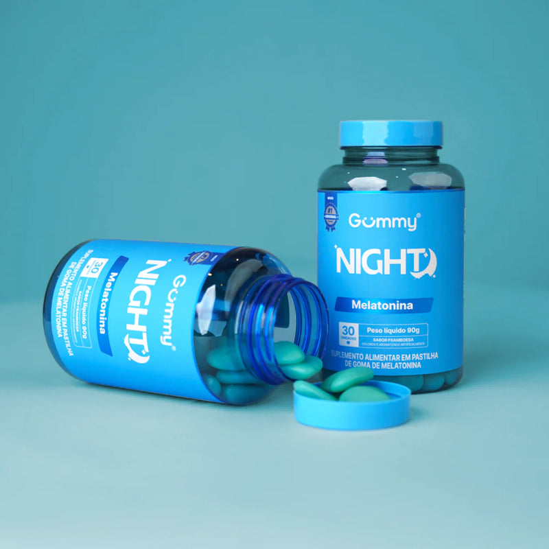 GUMMY PROMOPACK NIGHT FRAMBOESA 30UN + NIGHT FRAMBOESA 30UN