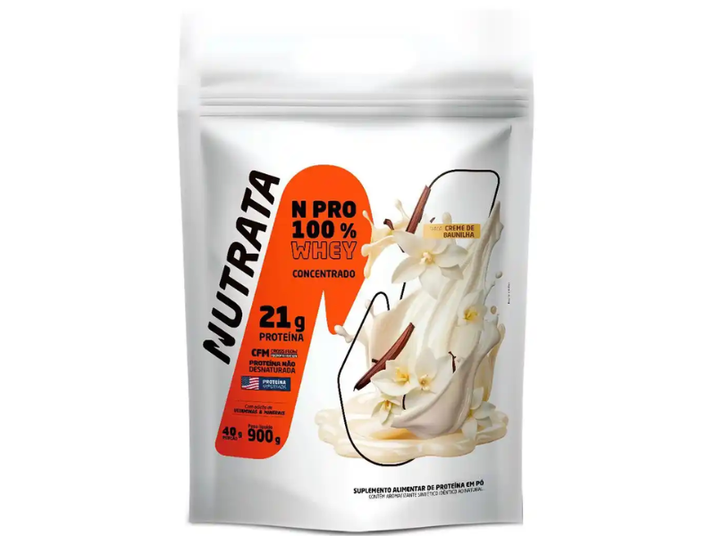 NPRO WHEY 100% REFIL 900G - NUTRATA