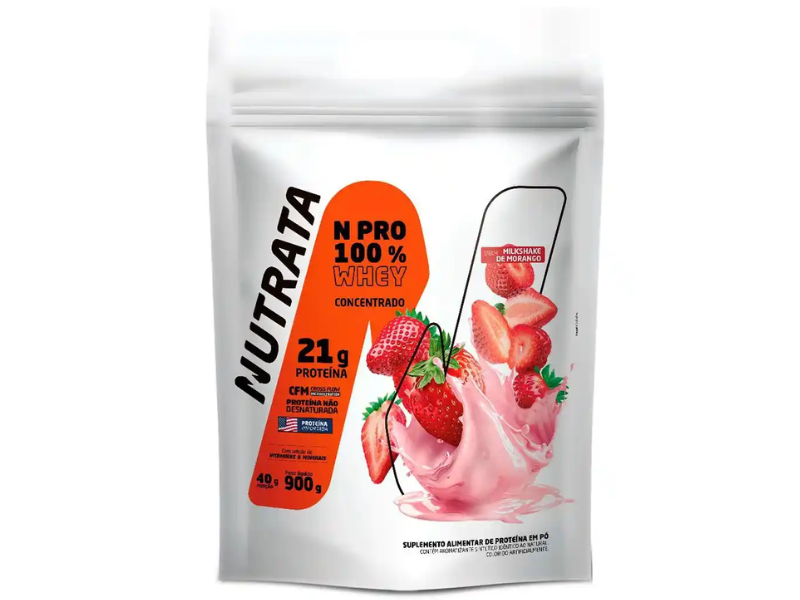 NPRO WHEY 100% REFIL 900G - NUTRATA