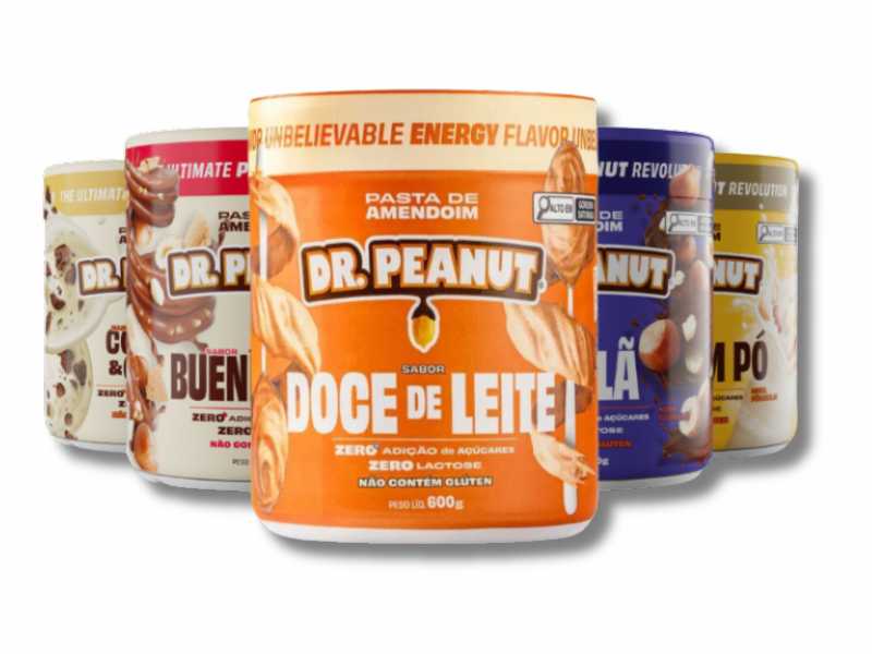 PASTA DE AMENDOIM 800G - DR. PEANUT