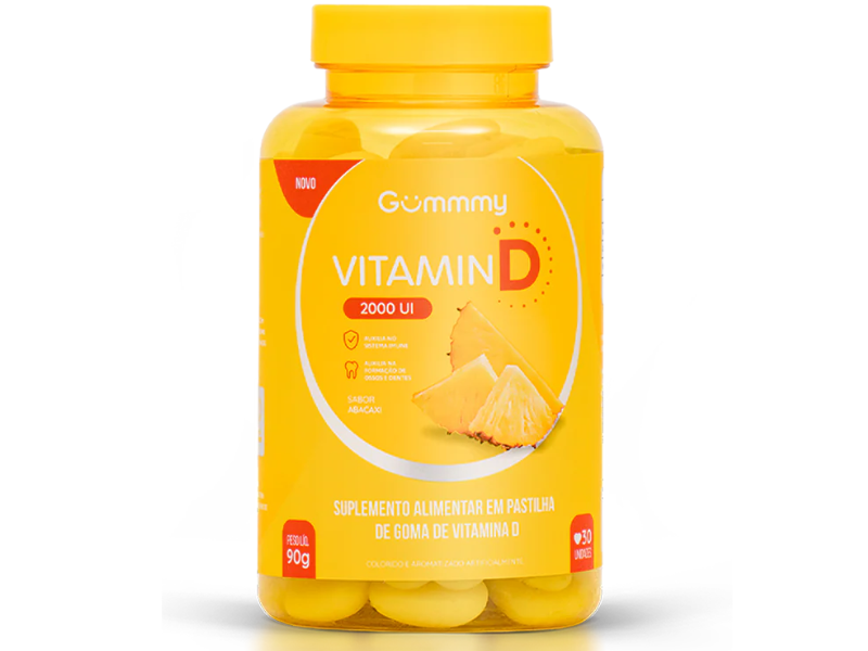 GUMMY VITAMINA D ABACAXI 30UN