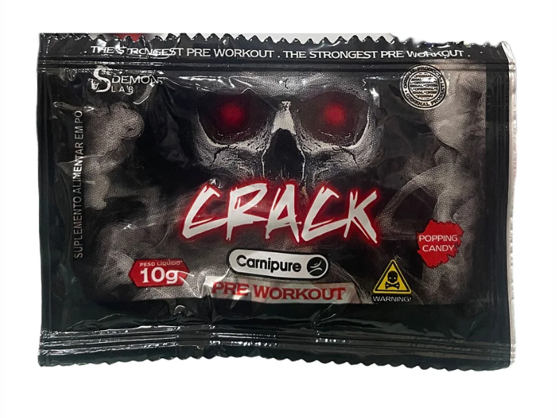 PRE TREINO CRACK CAIXA C/ 30UN 10G - DEMONS LAB