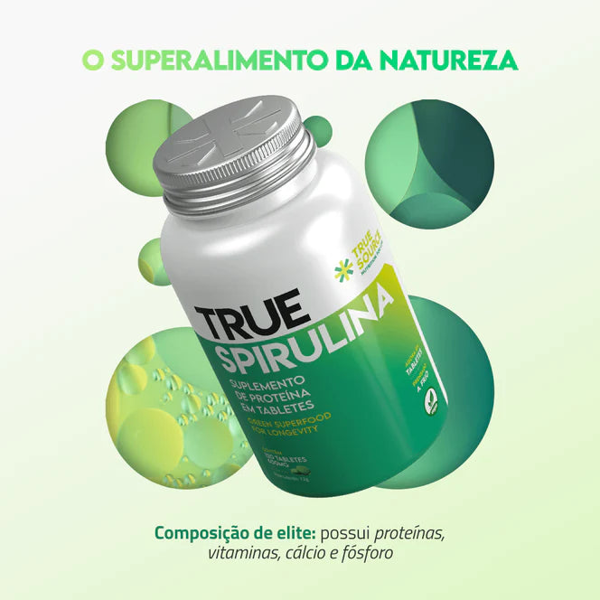 SPIRULINA 120 TABLETES - TRUE SOURCE