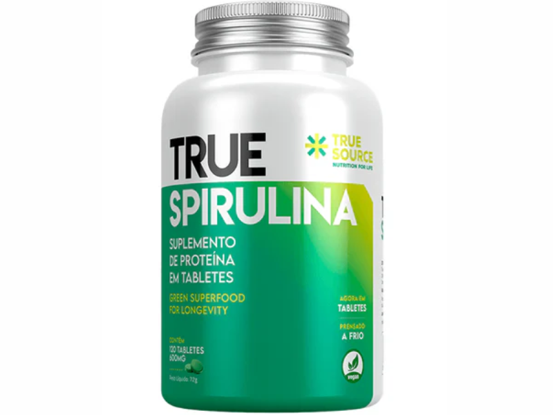 SPIRULINA 120 TABLETES - TRUE SOURCE