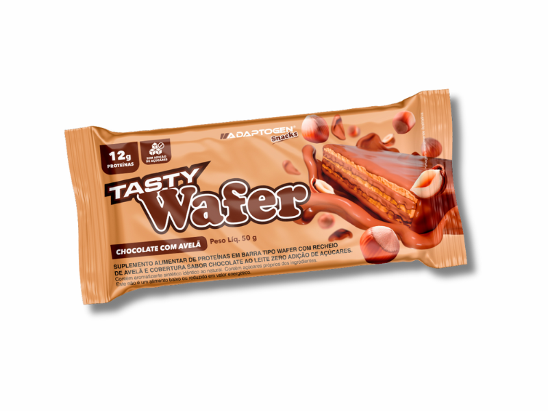 TASTY WAFER 12UN 50G - ADAPTOGEN