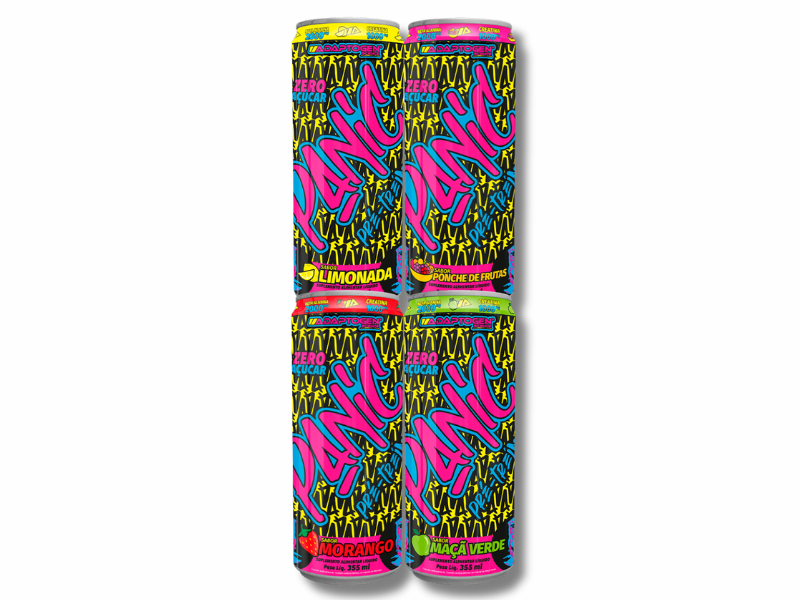 PRE TREINO PANIC ENERGY 355ML - ADAPTOGEN