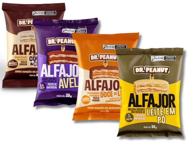 ALFAJOR 12UN 35G - DR. PEANUT