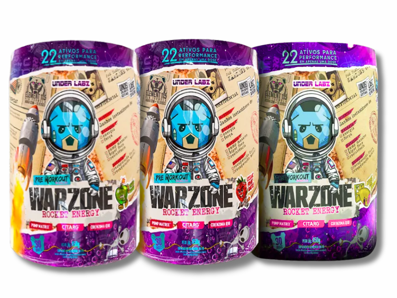 PRE TREINO WARZONE ROCKET ENERGY 450G - UNDER LABZ