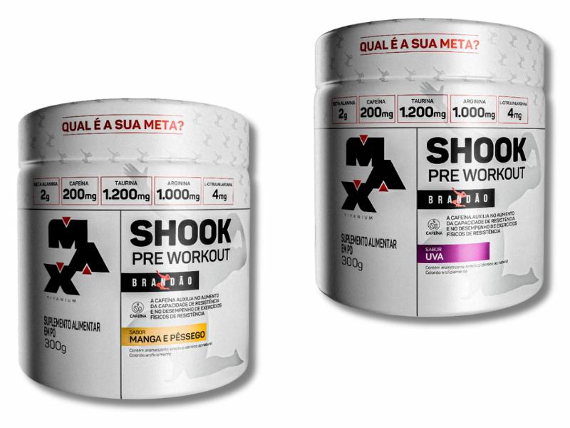 PRE TREINO SHOOK RAFAEL BRANDÃO 300G - MAX TITANIUM