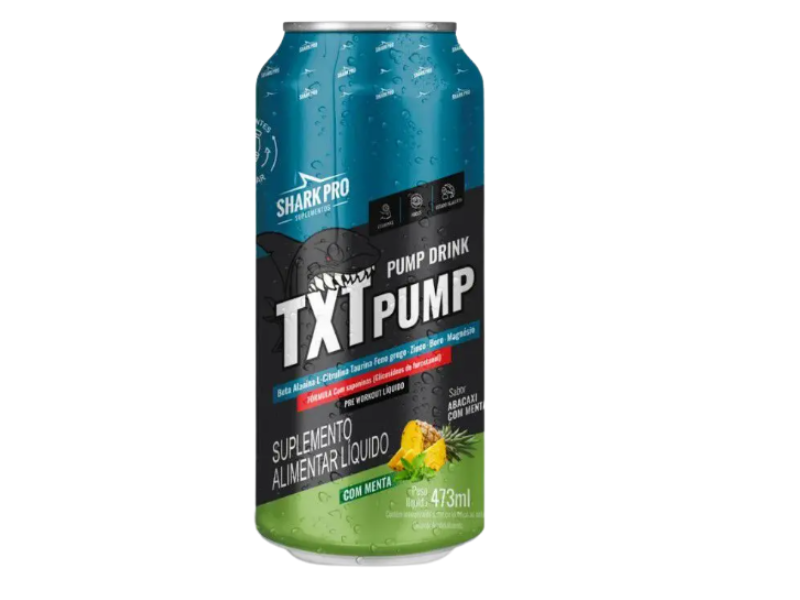 PRÉ TREINO TXT PUMP DRINK (FARDO C/6UN 473ML) - SHARK PRO