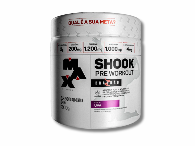 PRE TREINO SHOOK RAFAEL BRANDÃO 300G - MAX TITANIUM