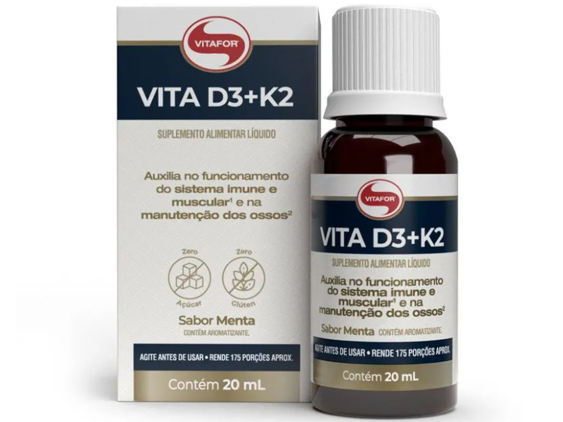 VITA D3 + K2 FRASCO 20ML - VITAFOR