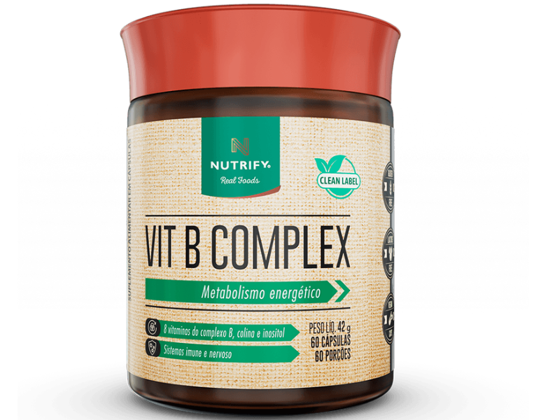 VITAMINA B COMPLEX 60CAPS - NUTRIFY