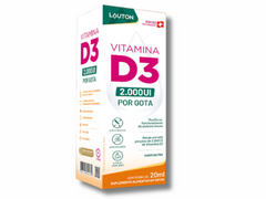 VITAMINA D3 PURA EM GOTAS 20ML - LAUTON