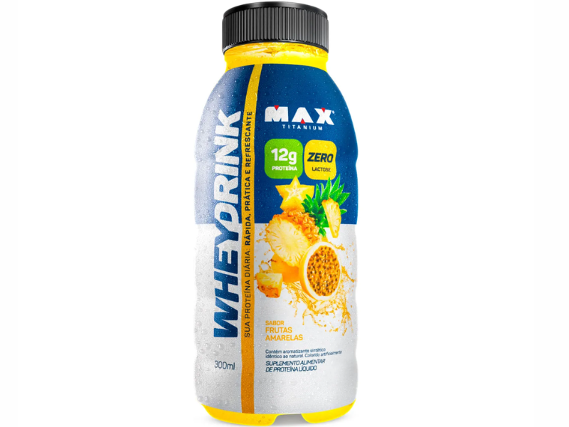 WHEY DRINK GARRAFA 300ML - MAX TITANIUM