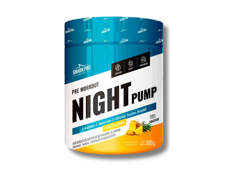 PRE TREINO NIGHT PUMP 300G - SHARK PRO