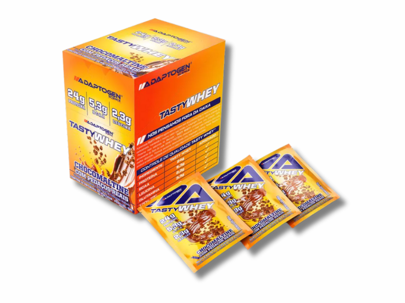 TASTY WHEY C/ 12 SACHÊS 34G - ADAPTOGEN