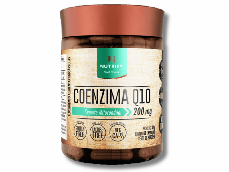 COENZIMA Q10 200 MG 60 CAPS - NUTRIFY