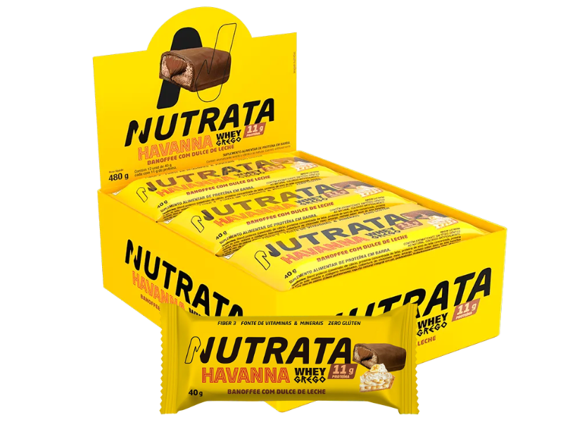 GREGO BAR HAVANNA 12UN 40G - NUTRATA