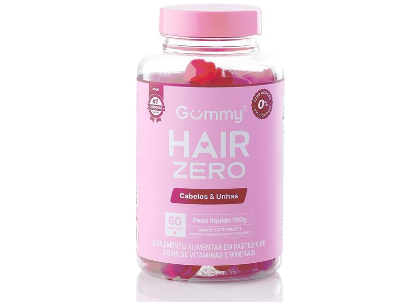 GUMMY HAIR ZERO TUTTI-FRUTTI 60UN