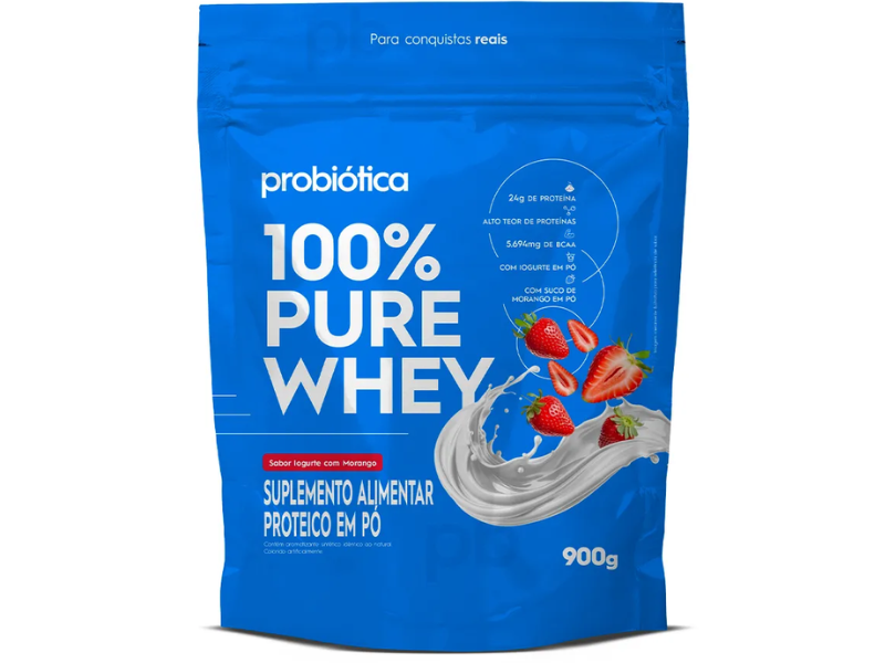 WHEY 100% 900G REFIL - PROBIÓTICA