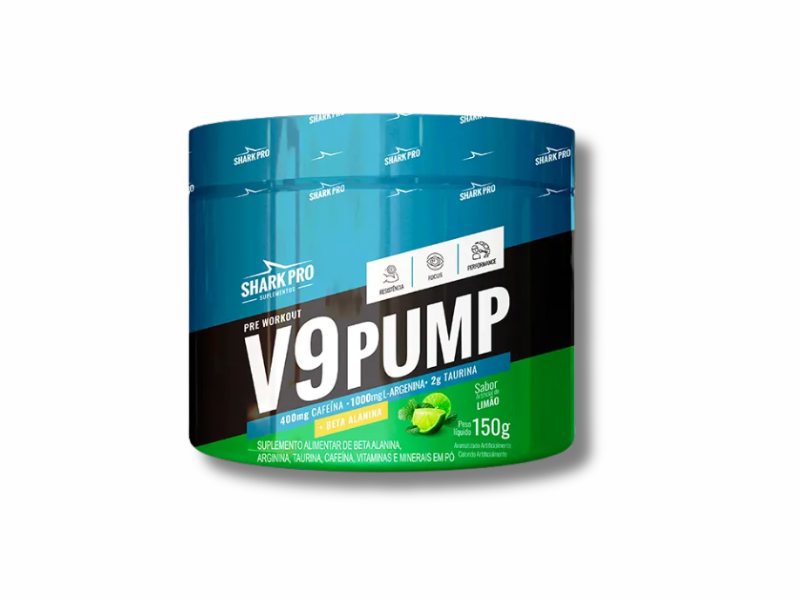 PRE TREINO V9 PUMP 150G - SHARK PRO