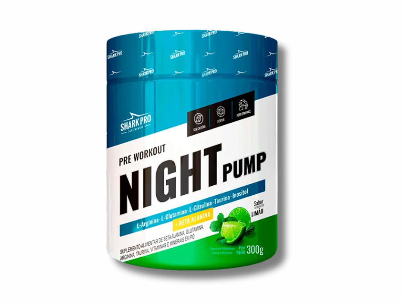 PRE TREINO NIGHT PUMP 300G - SHARK PRO